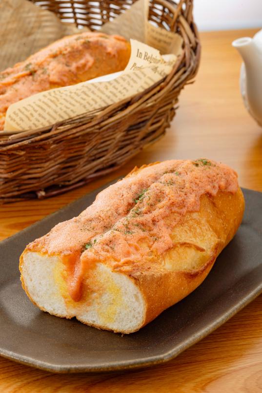 Mentai Baguette (Spicy Cod Roe Bread)_03