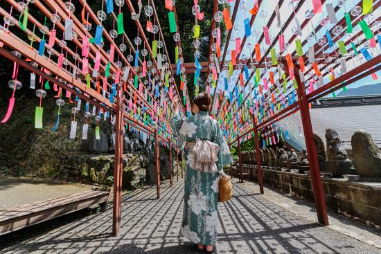 Furin (wind charms) Festival at Sannoji Temple 06