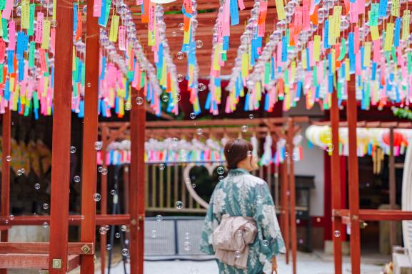 Furin (wind charms) Festival at Sannoji Temple 09