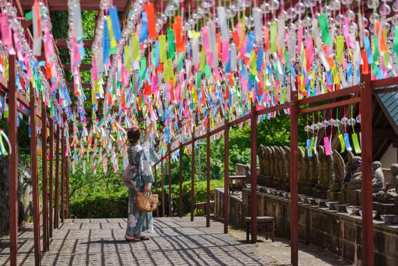 Furin (wind charms) Festival at Sannoji Temple 12