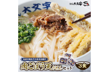 肉ごぼう天うどん