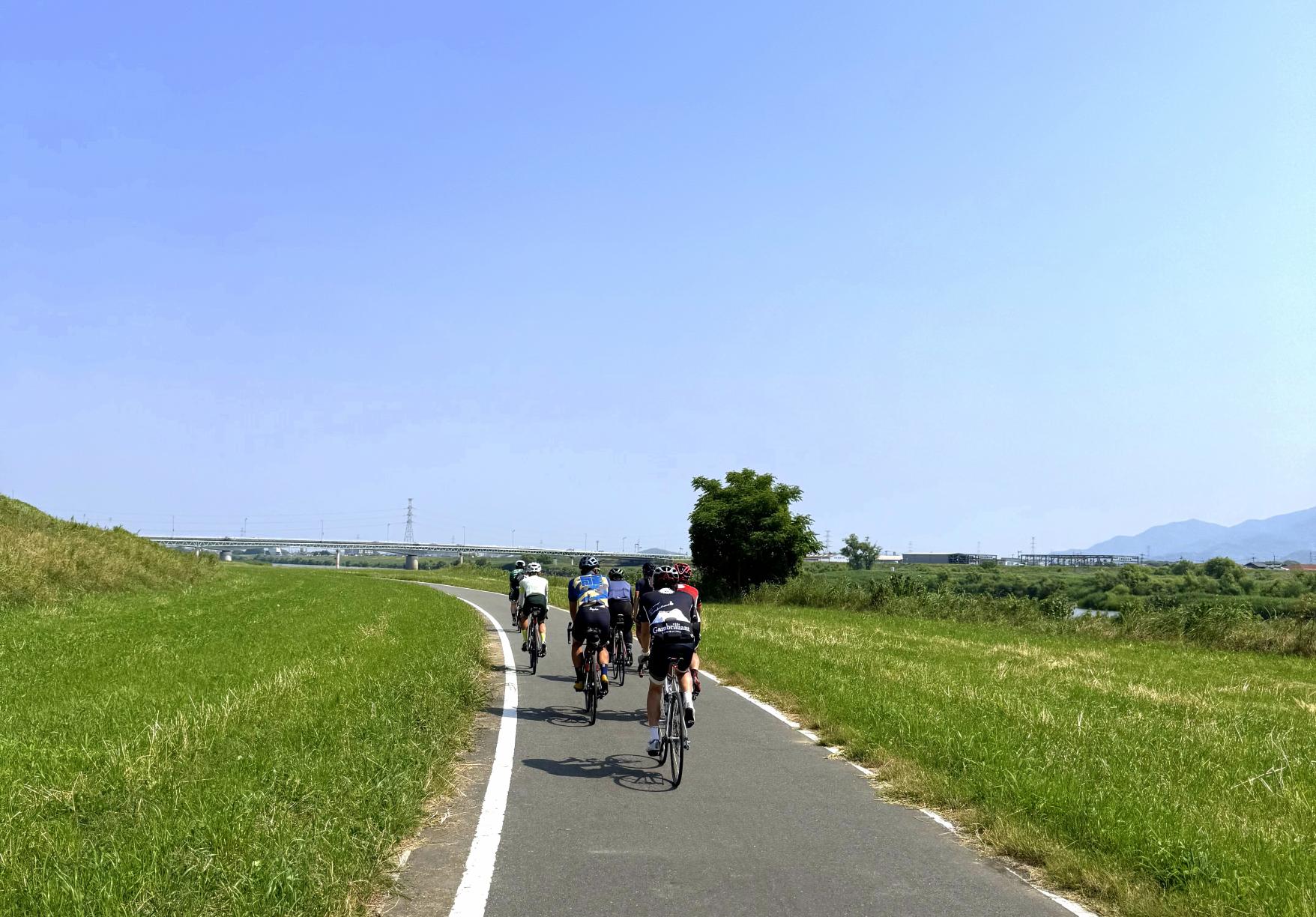 【2日目】遠賀川沿いのサイクリングロードを北九州へ-2