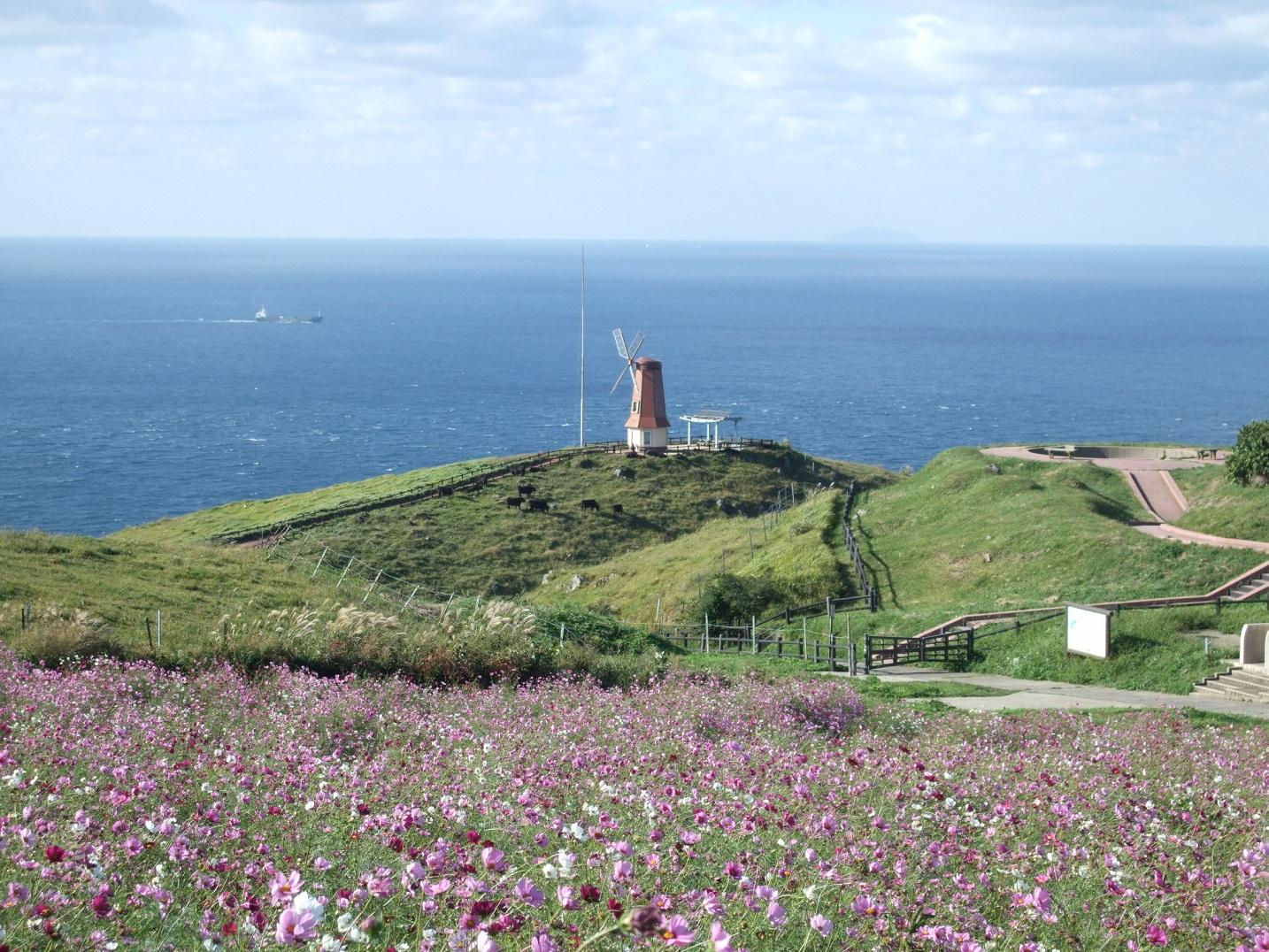 Oshima Island Walkway and Windmill Observation Point