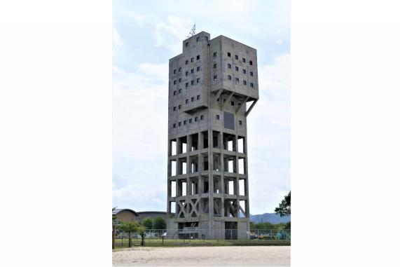 Winding Tower of Shime Coal Mine-0