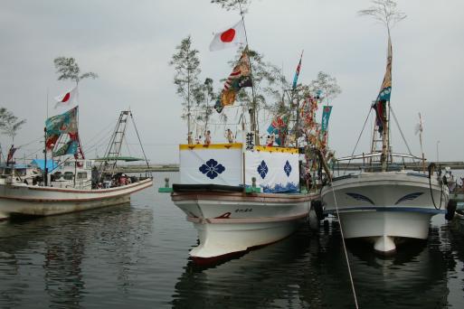 八幡古表神社　夏季大祭（放生会・細男舞・神相撲・乾衣祭）-5