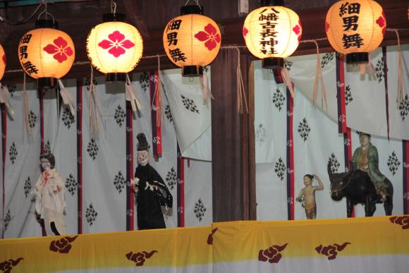 八幡古表神社　夏季大祭（放生会・細男舞・神相撲・乾衣祭）-2