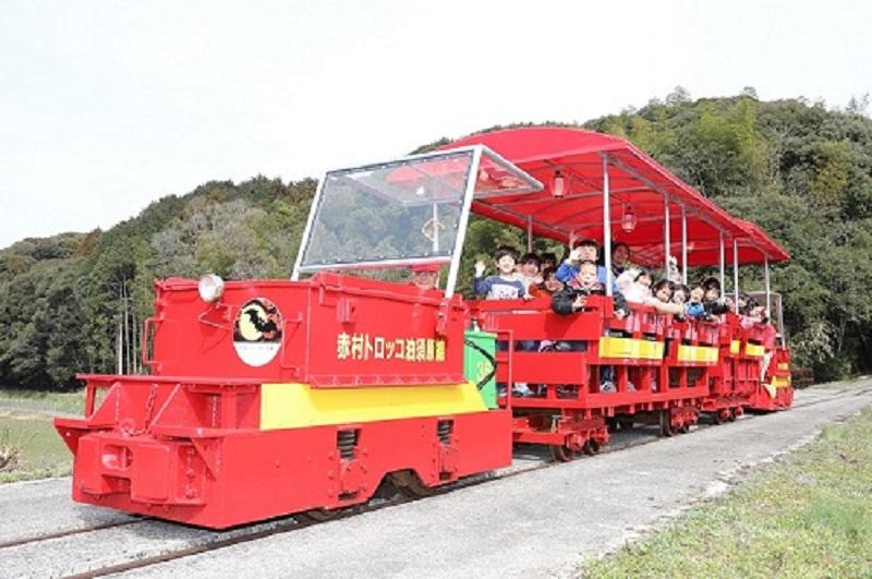 人気の赤村トロッコ油須原線の運行-2