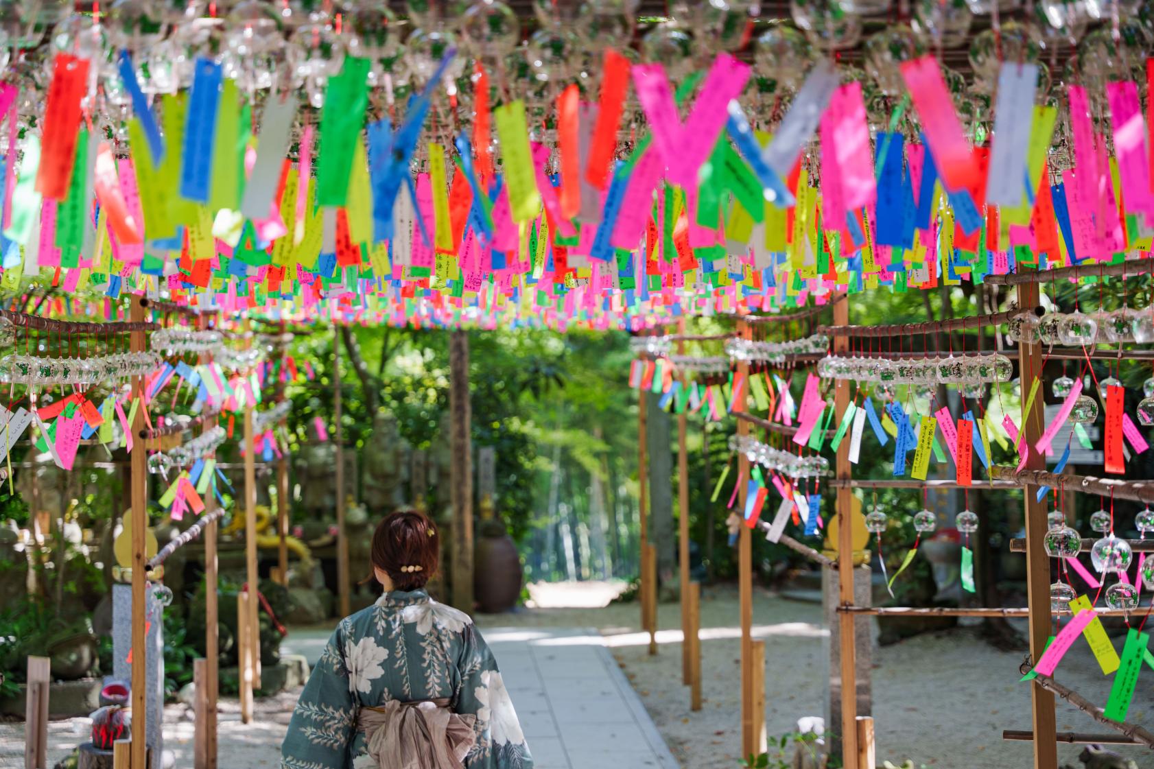 Nyoirinji Temple(Frog Temple) Wind Bell Festival-7