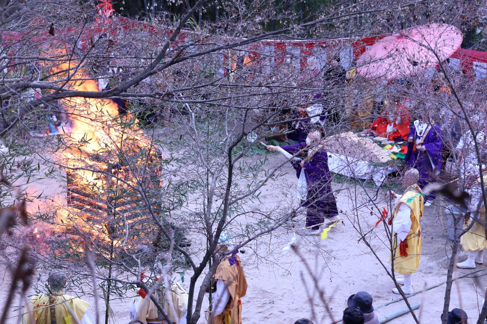 【如意輪寺】火渡り