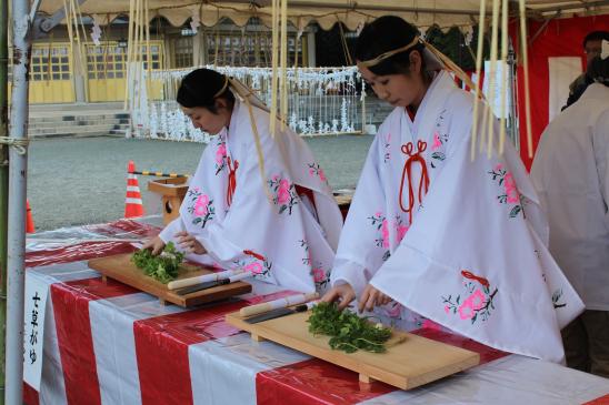 福岡縣護国神社　七草祭-1