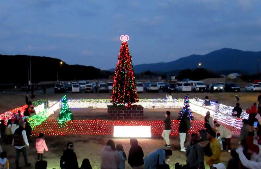 道の駅むなかたクリスマスイルミネーション-1